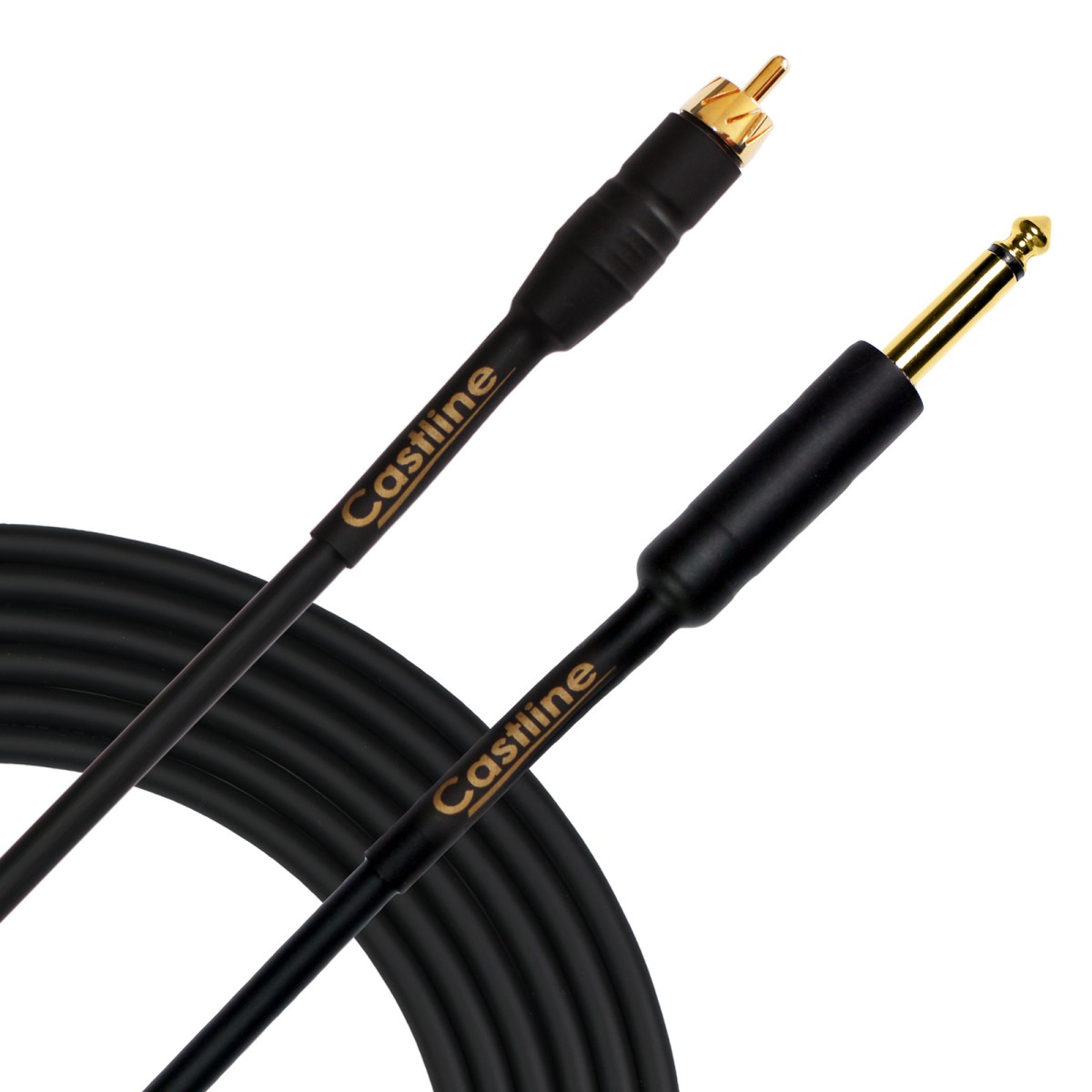 Castline Gold RCA to 1/4