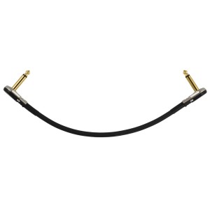 3 Ft Castline Gold Mogami 2524 Guitar Pedal Board Patch Cable TS Low Profile Pancake Connector